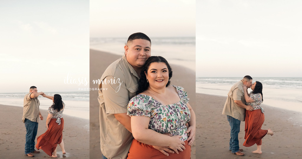 beach poses for couples