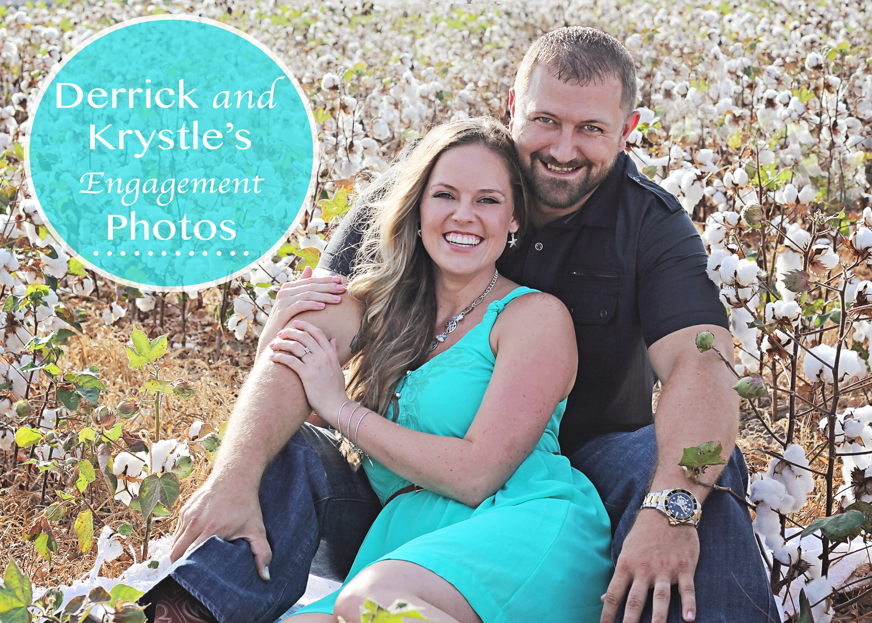 Cotton Field Engagement Session