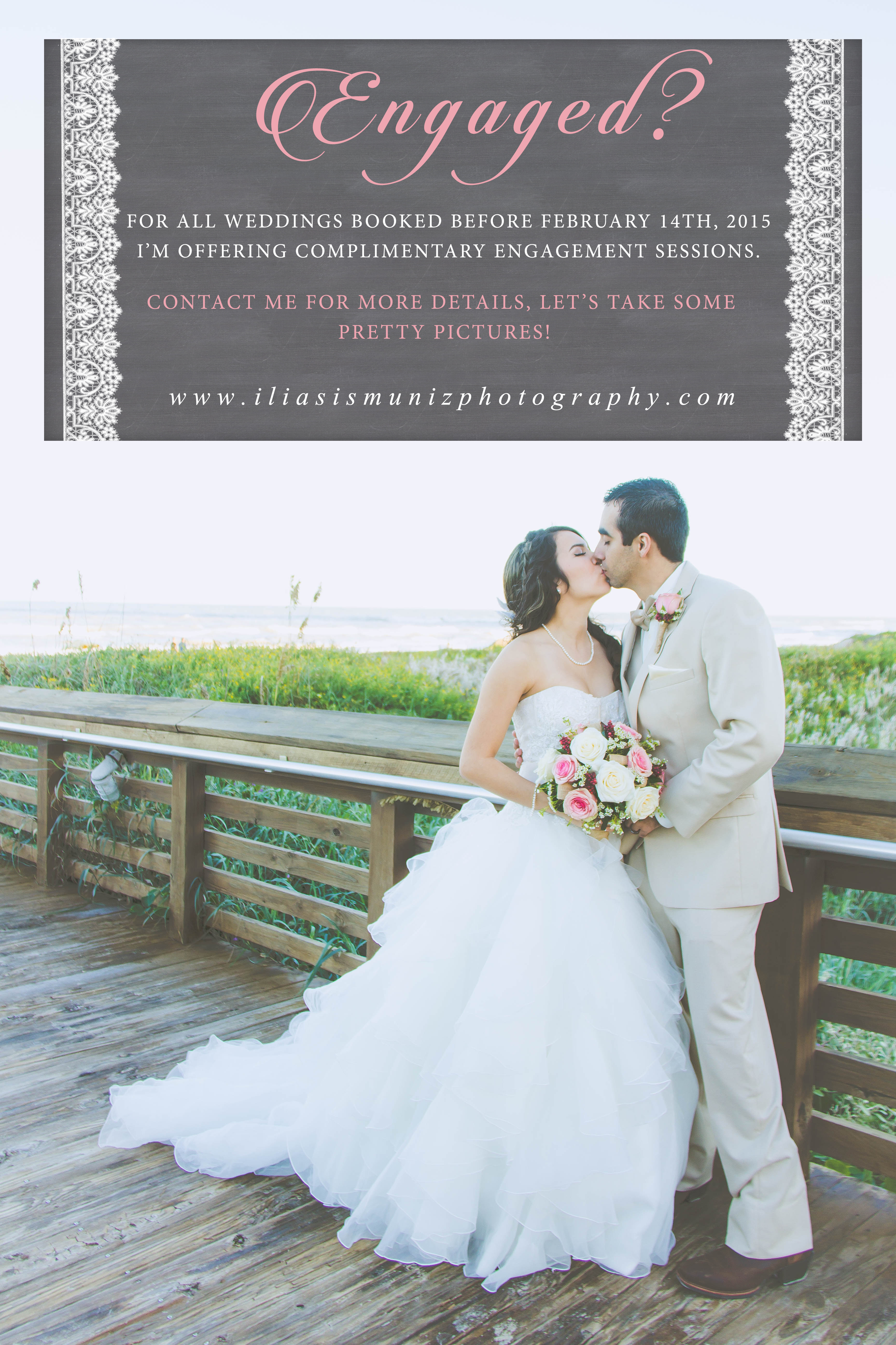 2015 Wedding Promotion-Let’s take some pretty pictures! :)