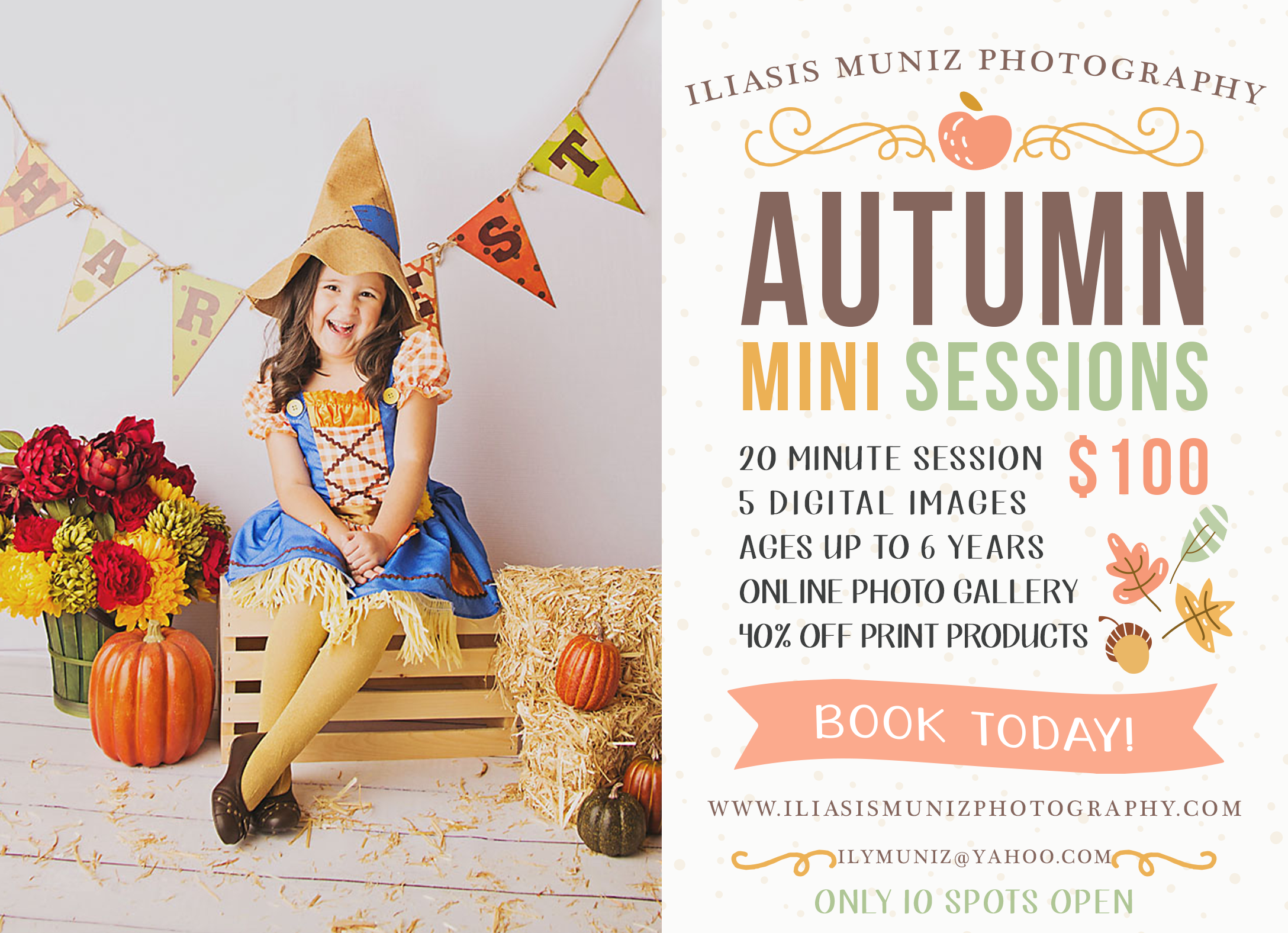 Autumn Mini Session’s for children