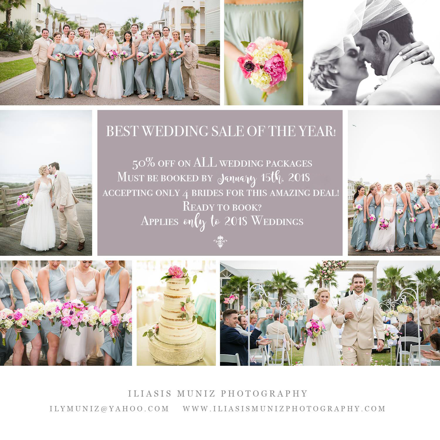 50% Wedding Sale 2018