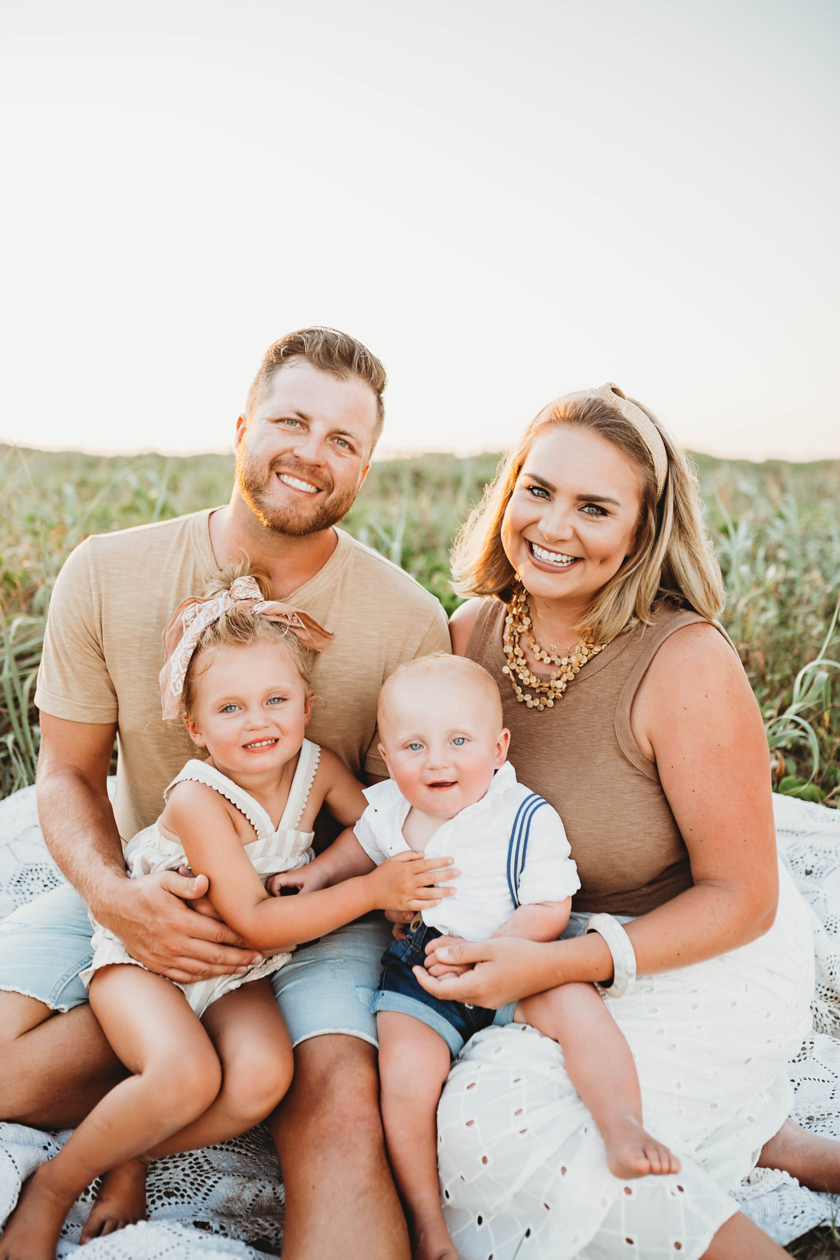 Family Beach Portraits on South Padre Island, Texas