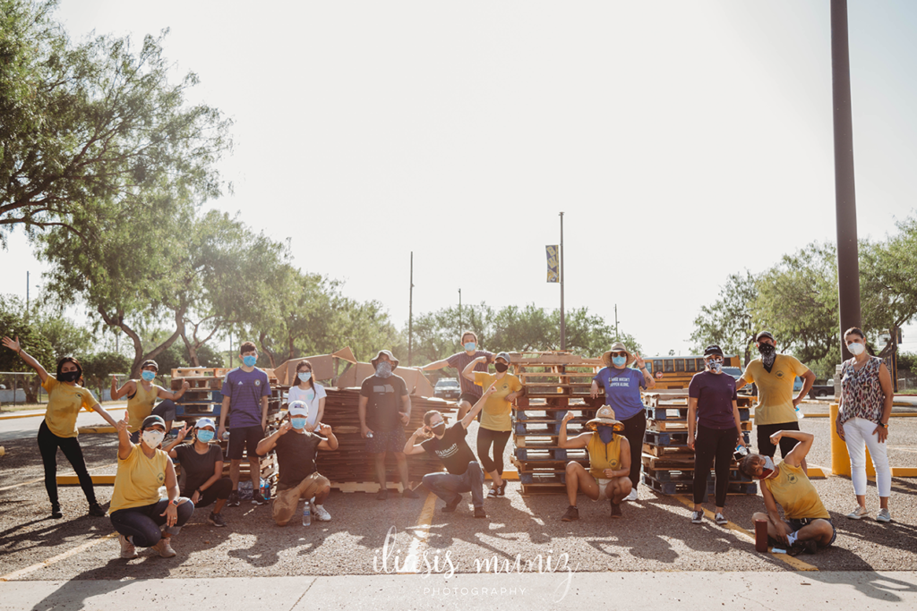 Brownsville Coalition and United Way with Food Bank Iliasis Muniz