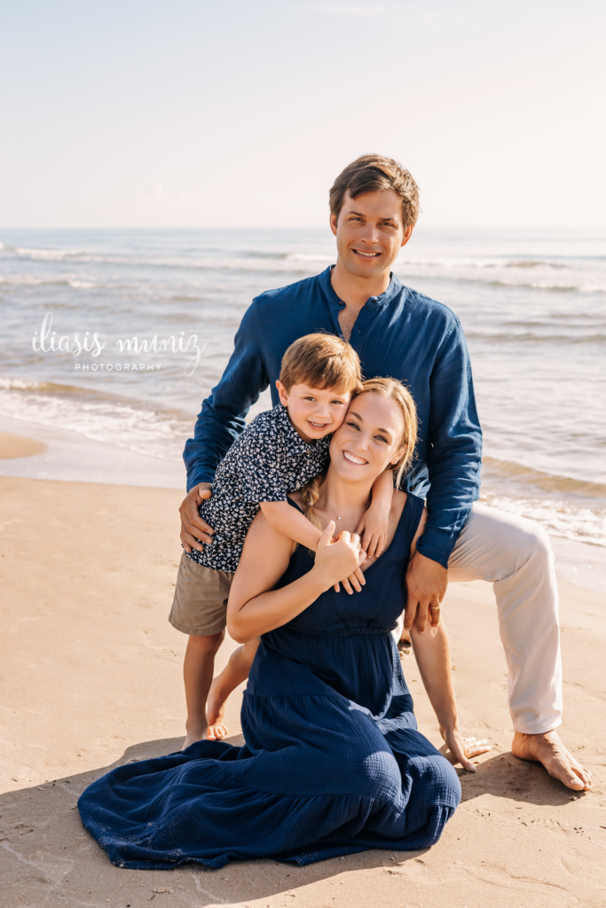 family beach photos on south padre island